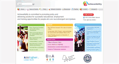 Desktop Screenshot of achieveability.org.uk